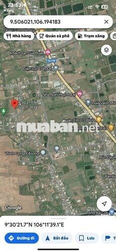 Chính chủ cần bán đất nền thổ cư đối diện nhà trọ huỳnh dương trần đề