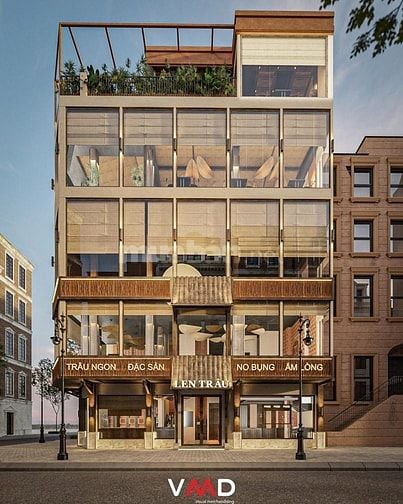 Cho thuê nhà mặt phố Nguyễn Hữu Huân, 84m2 x 2T, MT: 6m