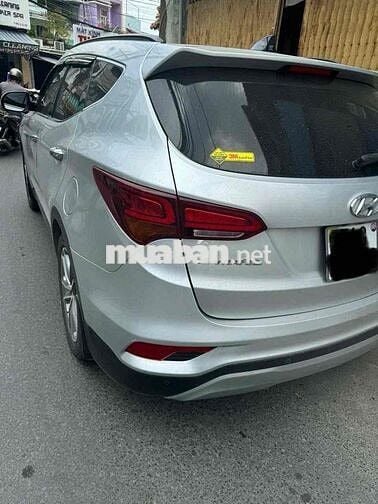 Hyundai SantaFe 2017 Bản xăng full Bạc 50200 km