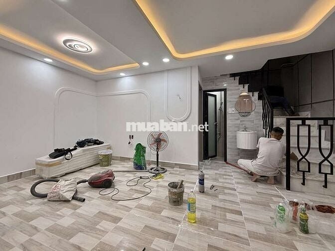 Bán nhà 2 tầng Phan Văn Trị,P.14,Bình Thạnh,Diện tích 57m2,Hẻm Thông