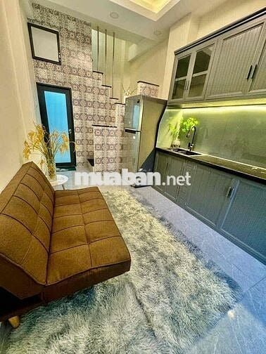 HXH Lê Quang Định - 4 Tầng BTCT - Khu đồng bộ, hẽm thông