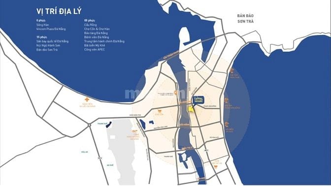 Capital Square ĐN cănhộ view Sông Hàn và biển Mỹ Khê ĐT thuê từ 25tr/T