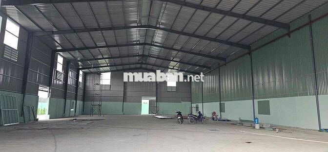 Cho thuê kho xưởng 2.600 m2 ngoài KCN tại Xã Đức Hòa, Tỉnh long an