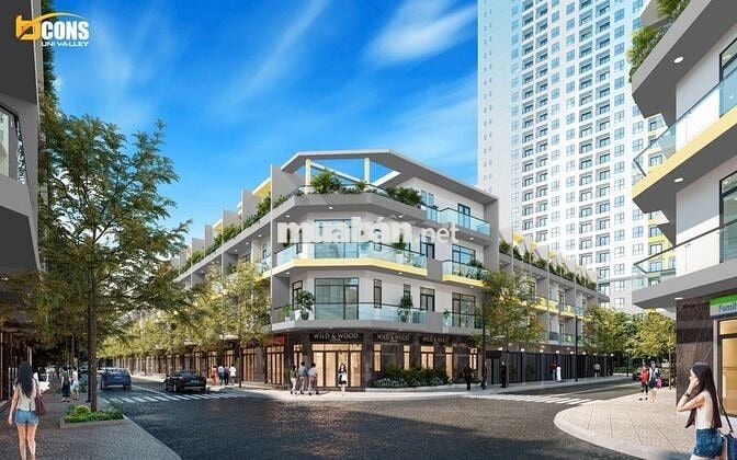 Bán nhà phố Bcons Univalley, sổ sẵn, 216m2, 7,6 tỷ, trong khu Compound