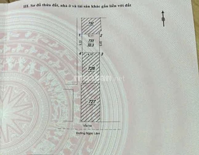 Bán  nhà host trung tâm phố cổ Ngọc Lâm 6 tầng thang máy .Giá 8,95 tỷ