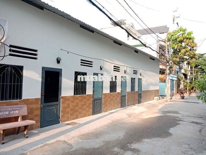 nhà trọ dãy phố hem 6met phan huy ich gòvap