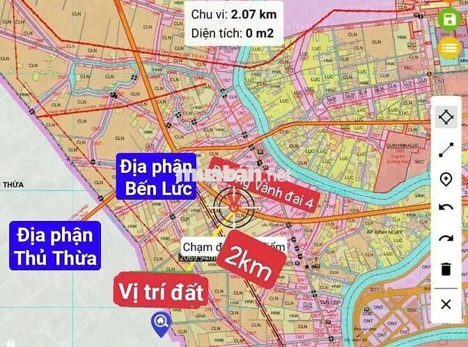 Bán đất long an cũ nay là tây ninh ngang măt tiền lớn 183m