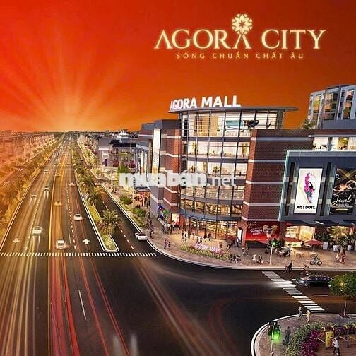 Đất sổ đỏ 108m2 - Agora city Thủ Thừa Long An, trung tâm hành chính.