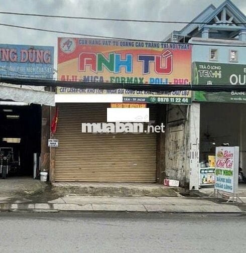 CHo thuê nhà mặt tiền đường Luỹ bán bích 5x40m cấp 4 thông suốt