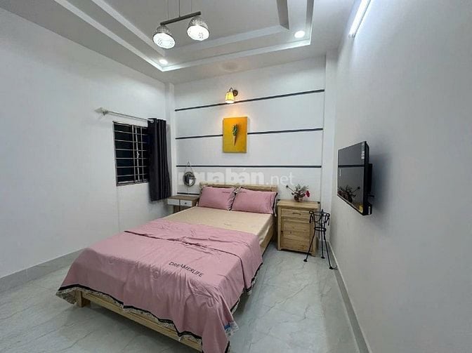 Nhà mới full Quang Trung, P8, Gò Vấp, Dt 4x9.5 nở 4.8m. 3 lầu. 5.5 tỉ