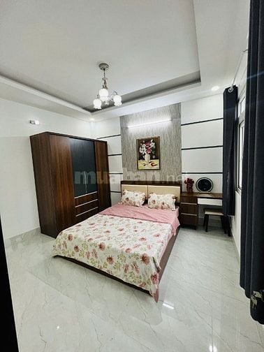 Nhà mới full Quang Trung, P8, Gò Vấp, Dt 4x9.5 nở 4.8m. 3 lầu. 5.5 tỉ