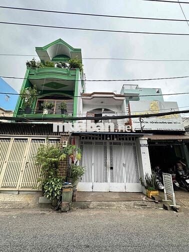 BÁN NHÀ 2 TẦNG TÂN HÒA ĐÔNG - GIÁP Q.6, TÂN PHÚ - HẺM NHỰA 10M THÔNG