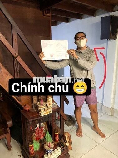 Nhà hẻm 4x10m, sổ hồng riêng. Thông TÔ KÝ-NGUYỄN VĂN QUÁ.