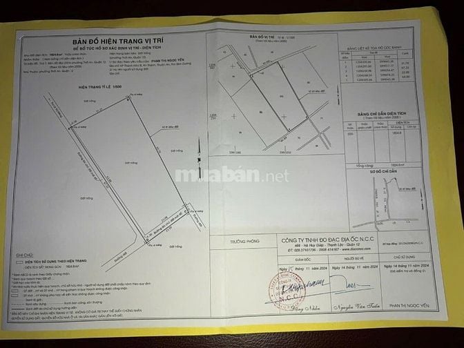 Bán đất DT 60x30m, 2 mặt đường phường Thới An, quận 12