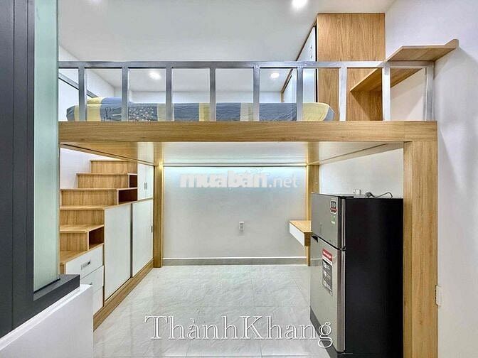 Căn Hộ Gác Thiết Kế Luxury Thang Máy Full NT Ngay Đại Học Bách Khoa