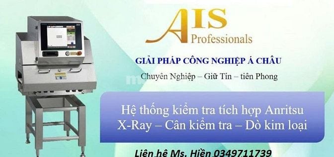 Đại lý Anritsu tại Việt Nam – Cung cấp máy dò kim loại & checkweigher 
