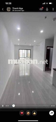 Căn hộ mới view đẹp 56m2, 2 phong ngủ, 2 wc bcon city