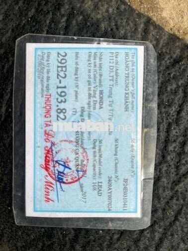 Honda Lead 2017 Vàng đen