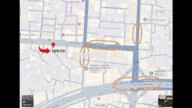 Nhà Trung Tâm đường Bạch đằng cho thuê.