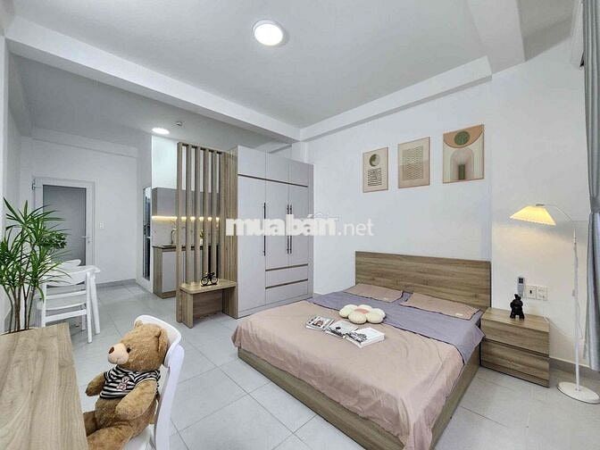 STUDIO FULL NỘI THẤT 100% MÁY GIẶT RIÊNG - NGAY KHU BÀU CÁT GẦN ETOWN