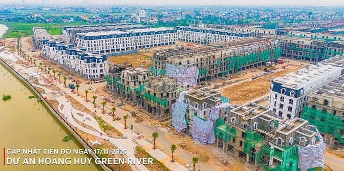 Shophouse Đẹp Nhất Dự Án Hoàng Huy Green River