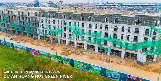 Shophouse Đẹp Nhất Dự Án Hoàng Huy Green River