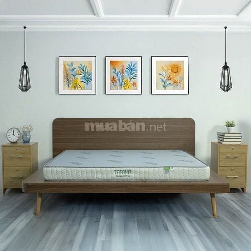 Nệm ép dẻo TATANA (thẳng) êm ái, bảo hành 10 năm