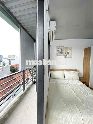 Studio full nội thất cửa sổ 3tr4-3tr5, ban công tách bếp 3tr9-4tr