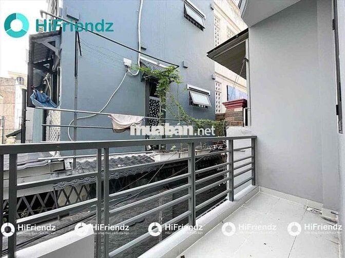 CHO THUÊ NHÀ NGUYÊN CĂN 2PN 3WC BAN CÔNG FULL NT NGAY KHU PXL GIÁP Q1