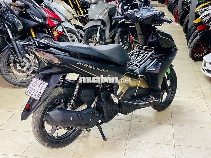 XE MÁY THỊNH PHÁT - AIRBLADE 125  ĐEN NHÁM 2 VAL
