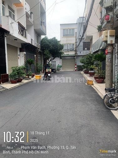 Bán Lô đất 5m x 12m. Hẻm 8m Phạm Văn Bạch. Giá nhỉnh 7 tỷ