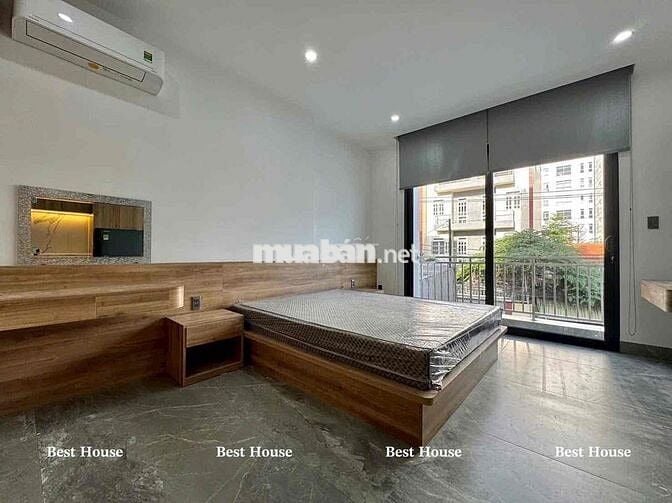 Studio ban công, máy giặt riêng, full nội thất cao cấp ngay Đầm Sen