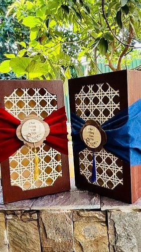 xưởng sản xuất hộp gỗ thiết kế theo yêu cầu số lượng lớn, hộp quà tết