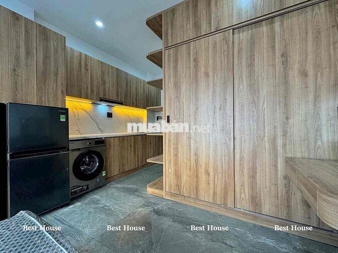 Studio ban công, máy giặt riêng, full nội thất cao cấp ngay Đầm Sen