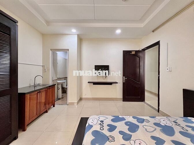 PHÒNG MỚI FULL NỘI THẤT NGAY LÝ PHỤC MAN GẦN LOTTE MART CÓ THANG MÁY