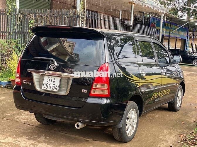 Toyota innova 2007 2.0 G chuẩn gia đình