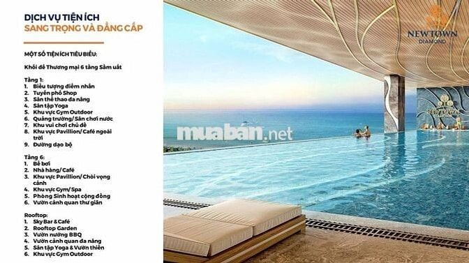 Newtown Diamond – Chỉ Thanh Toán 25% Sở Hữu Ngay Căn Hộ VIEW BIỂN