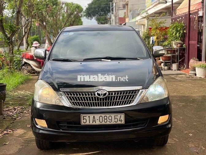 Toyota innova 2007 2.0 G chuẩn gia đình