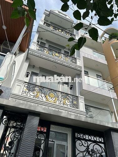 Nhà 5 tầng hẽm 4m ngay chợ bùi minh trực p5 q8 DT 4x15m 5 tầng