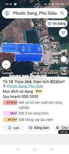 Đất SKC sản xuất kinh doanh 8.800m² giá 21,5 tỷ đường nhựa xe công