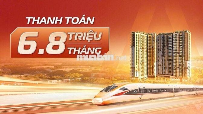 Căn hộ Smart Home NGAY ga Metro - Thanh toán 6.8tr/tháng Có nội thất