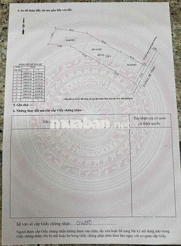 Đất xây biệt thự, Phường Dĩ An, TP Dĩ An.