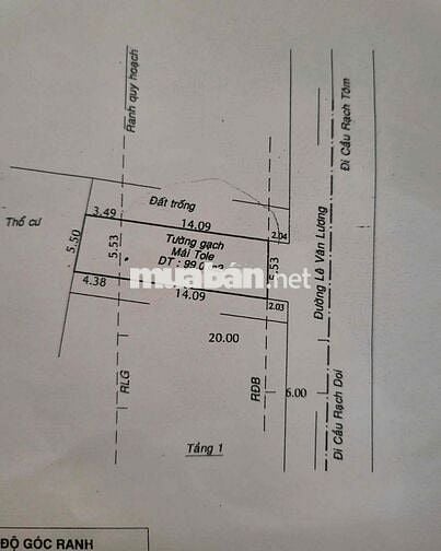 Mặt Tiền Lê Văn Lương 77,4m2 - Chính chủ bán nhà Nhơn Đức Nhà Bè