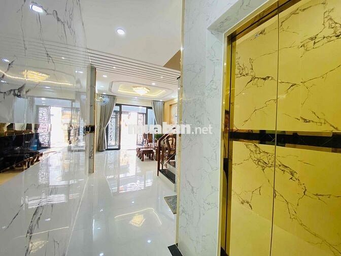 CẶP SIÊU PHẨM XÂY MỚI CÓ THANG MÁY NỞ HẬU L (6,1m) CN87m2 Phạm Văn Chi