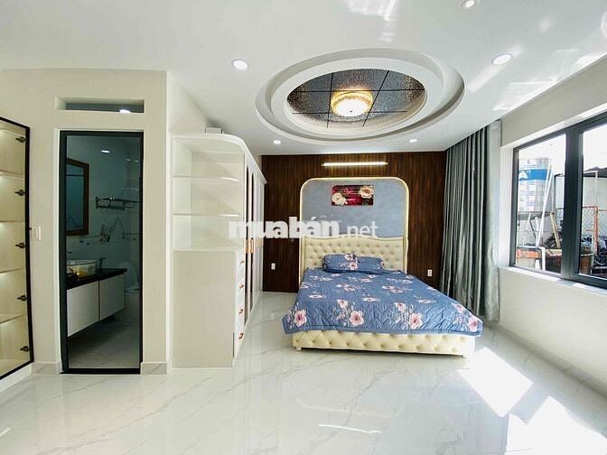 CẶP SIÊU PHẨM XÂY MỚI CÓ THANG MÁY NỞ HẬU L (6,1m) CN87m2 Phạm Văn Chi