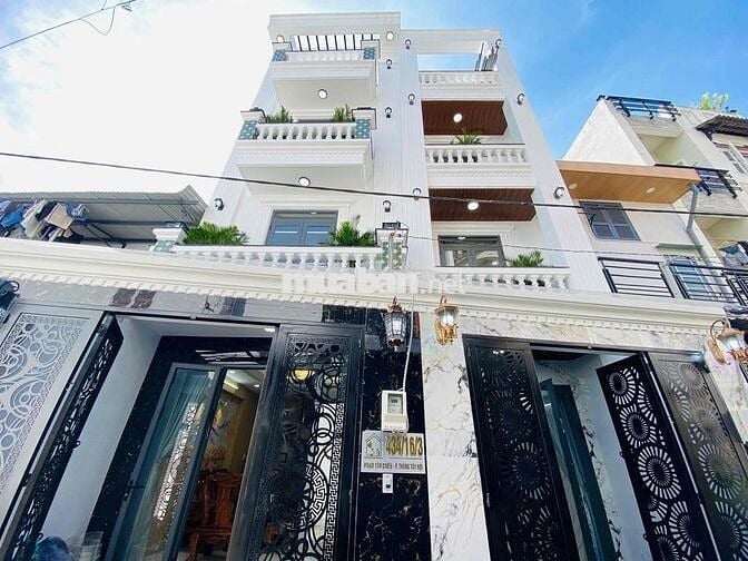 CẶP SIÊU PHẨM XÂY MỚI CÓ THANG MÁY NỞ HẬU L (6,1m) CN87m2 Phạm Văn Chi