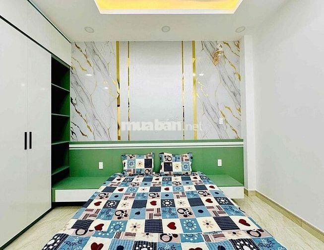 Bán nhà mới 100% hẻm ô tô né nhau đường số 5, p.BHH, Bình Tân