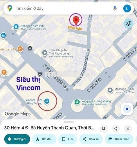 NHÀ 3 PHÒNG NGỦ (HOÀN CÔNG) HẺM 4 CMT8 GẦN VINCOM HÙNG VƯƠNG