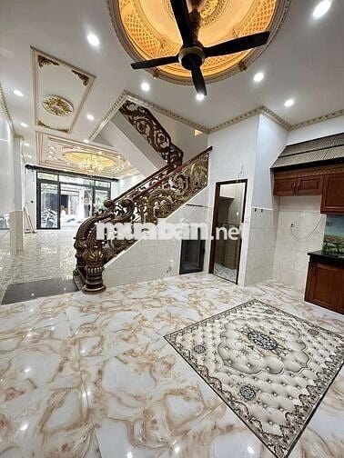 Nhà khu biệt thự , TKTQ , Bình Tân , MT 12m , khu đồng bộ , an ninh