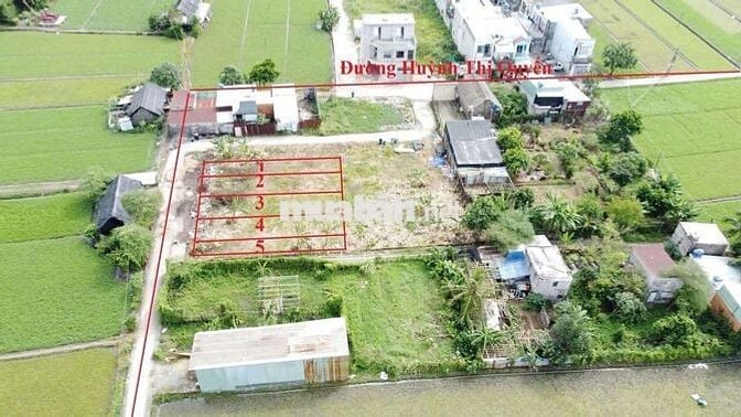 5 Lô đất đường Huỳnh Thị Quyến Giá 1ty950